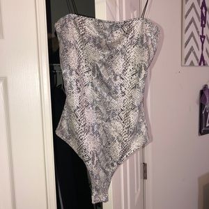 Windsor snake print bodysuit